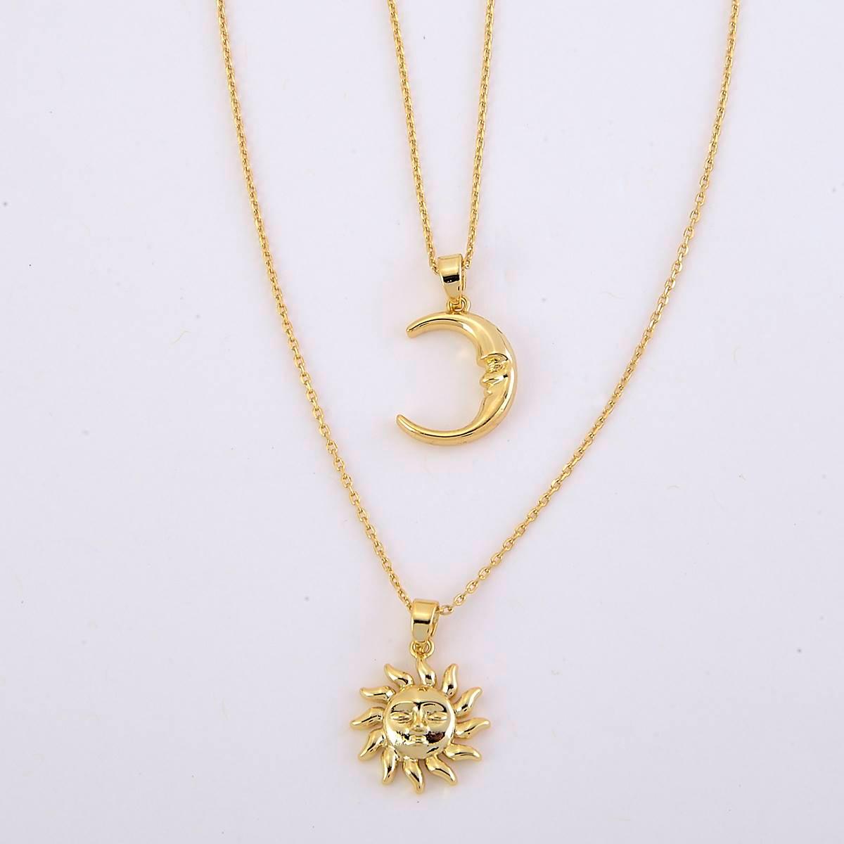 Beautiful Blessings Sun & Moon Inspirational Duo Pendant...