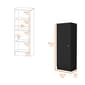 FM FURNITURE Miami 4 Shelf Pantry - image 6