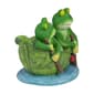 Northlight Seasonal 10in. Frogs in a Lily Pad Garden Statue - image 3