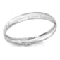 Ellen Tracy 7.5in. Sterling Silver Omega Bracelet - image 2
