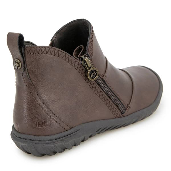 Womens JBU Piper Memory Foam Flat Ankle Boots