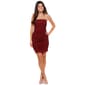 Juniors Emerald Sundae Merlot Glitter Tube Dress - image 1