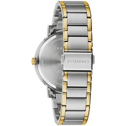 Mens Caravelle by Bulova Two-Tone Bracelet Watch - 45A149