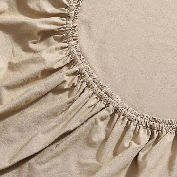 Calvin Klein Washed Percale Cotton 4pc. 200 TC Sheet Set