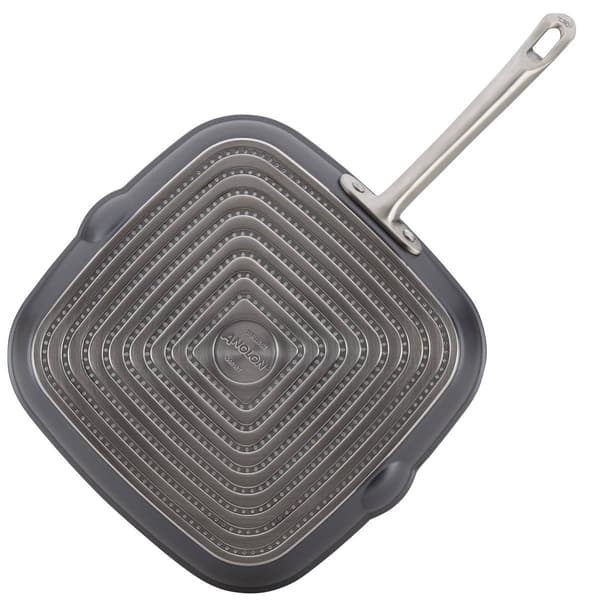 Anolon&#174; Accolade 11in. Hard-Anodized Nonstick Grill Pan