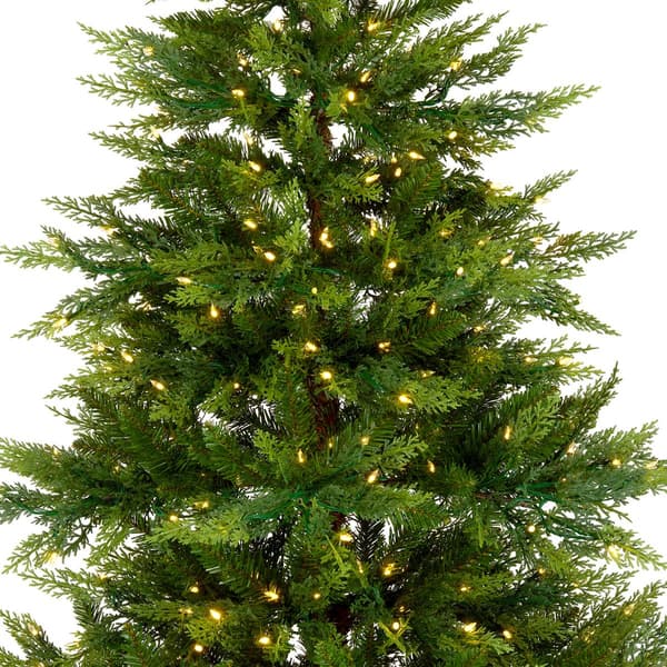 National Tree Festive Fern Feel Real&#174; Pre-Lit Christmas Tree
