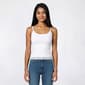 Juniors Derek Heart Scoop Neck Lace Hem Padded Cup Camisole - image 5