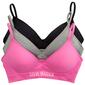Womens Steve Madden 3pk. Wire Free Molded Seamless Bras SM19751A3 - image 1