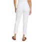 Womens Gloria Vanderbilt Amanda Floral Embroidery Solid Jeans - image 2