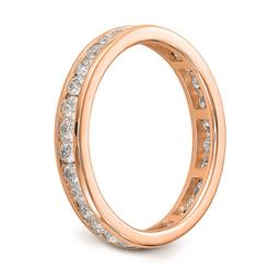 Pure Fire 14kt. Rose Gold Lab Grown 1ctw. Eternity Band