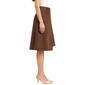 Womens Zac & Rachel Solid Scuba Skirt with Hardware Detail - image 3