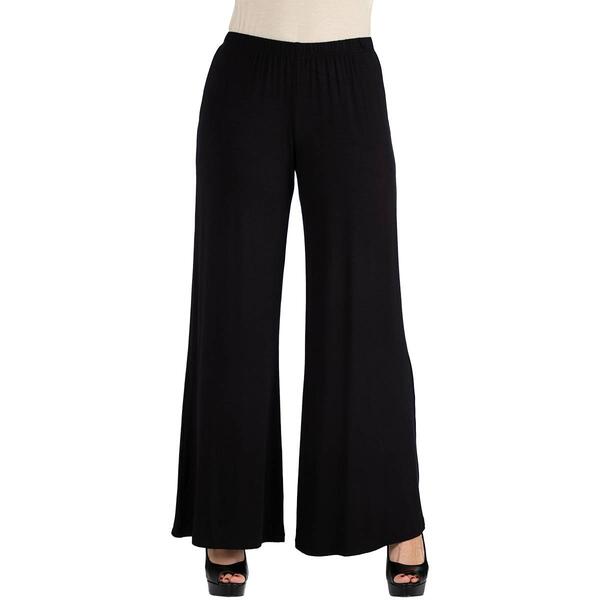 Womens 24/7 Comfort Apparel Womens Comfortable Palazzo Pants - image 