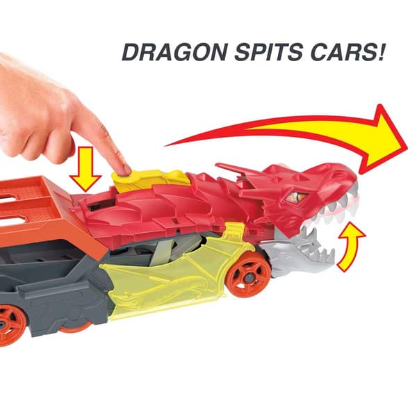 Hot Wheels® Dragon Launch Transporter Vehicle