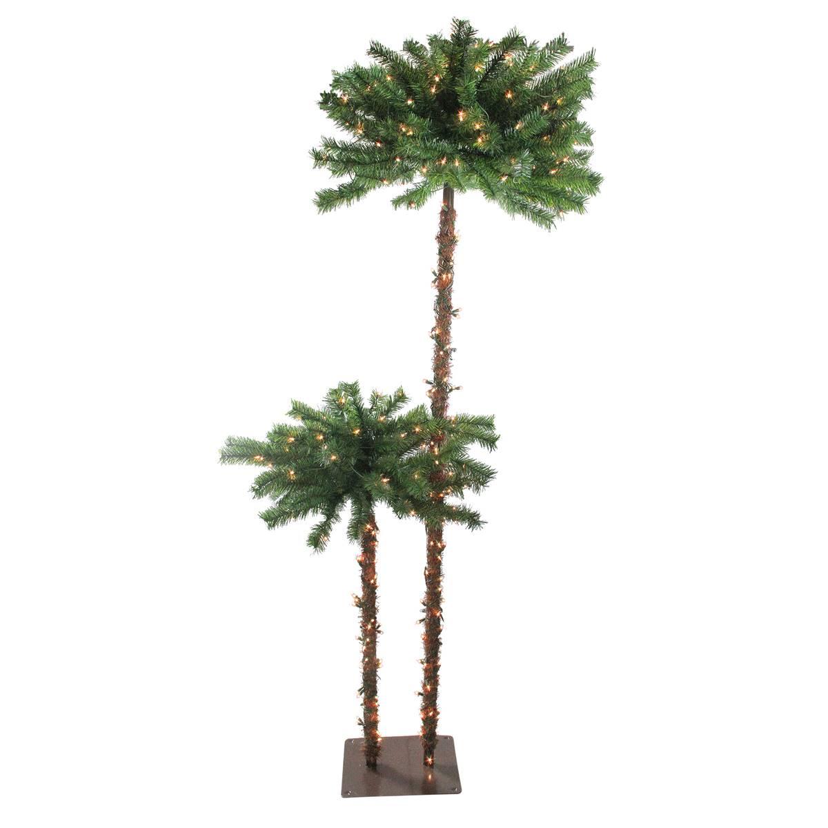 Northlight Seasonal 6ft. Pre-Lit Artificial Christmas Palm...
