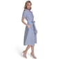 Womens Tommy Hilfiger Short Sleeve Stripe Belt Waist Shirtdress - image 3