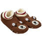 Womens Fuzzy Babba Single Cuffer Bear Slipper Socks - image 2