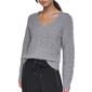 Womens DKNY Long Sleeve V-Neck Cable Knit Sweater - image 4