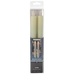 Aurora Set of 2 LED Taper Candles