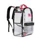 Betsey Johnson Clear Backpack with Pouch - image 2