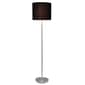Simple Designs Brushed Nickel Drum Shade Floor Lamp - image 3