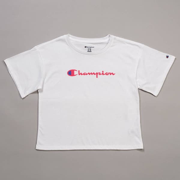Girls(7-16) Champion(R) Short Sleeve Meet & Greet Jersey Tee