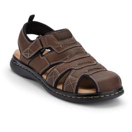 Mens closed sale toe flip flops