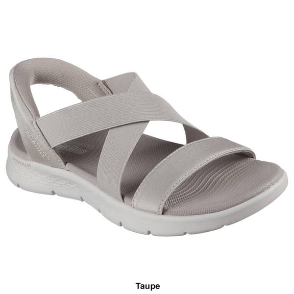 Womens Skechers Slip-Ins&#174; Go Walk Flex Sandal - Glimmer