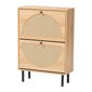 Baxton Studio Remus 12-Pair Wood Shoe Cabinet - image 1
