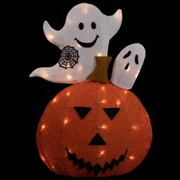 Northlight Seasonal 27.5in. LED Jack-O-Lantern And Ghosts Decor