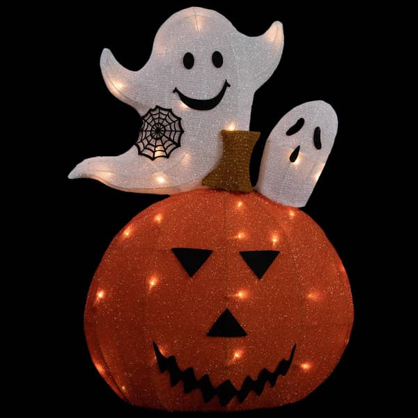 Northlight Seasonal 27.5in. LED Jack-O-Lantern And Ghosts Decor