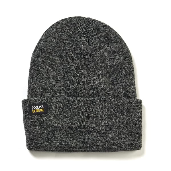 Mens Polar Extreme Cuffed Knit Hat - Grey Marled - image 