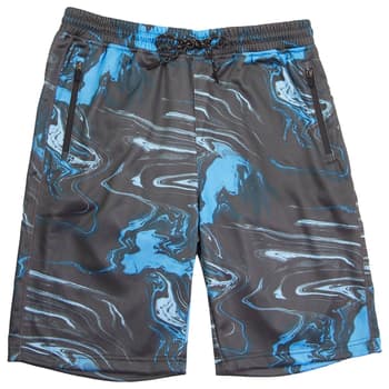 Young Mens Burnside Tech Fleece Zip Pocket Tie Dye Shorts - Boscov's