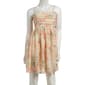Juniors Wallflower Floral Chifffon Pleat Bodice Skater Dress - image 2