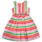 Girls &#40;7-16&#41; Bonnie Jean Sleeveless Multi-Color Pull Thru Dress - image 2