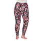 Plus Size White Mark Purple & Fuchsia Paisley Printed Leggings - image 4