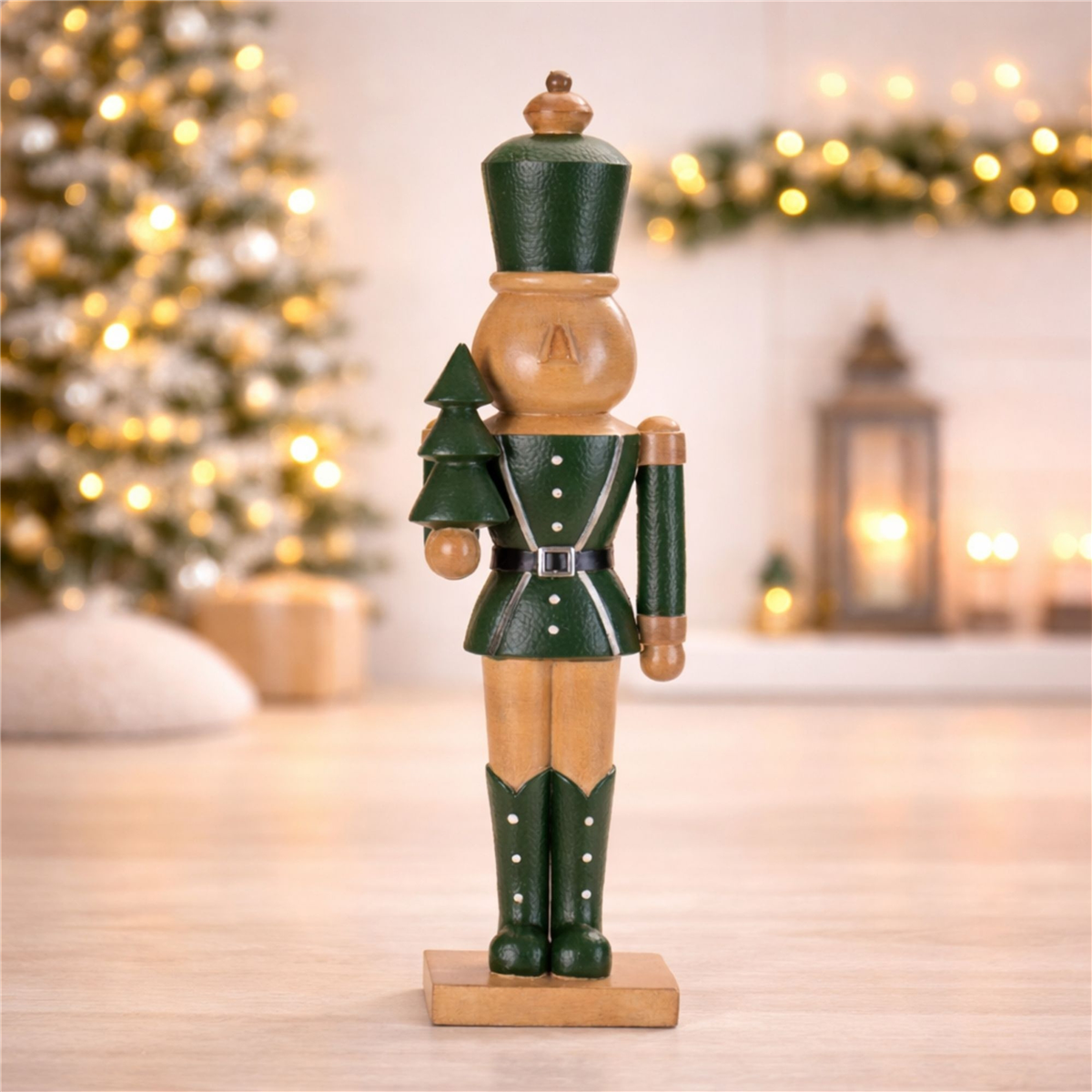 Melrose Green Nutcracker Soldier Figurines - Set of 2