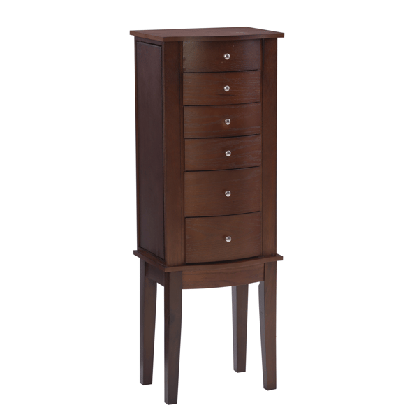 Linon Home Decor Maddie Espresso Jewelry Armoire - image 