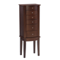 Linon Home Decor Maddie Espresso Jewelry Armoire - image 1