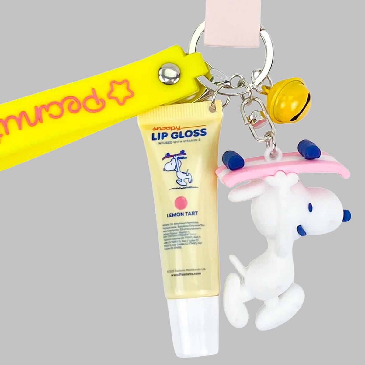 Celavi X Peanuts™ Lemon Tart Lip Gloss Keychain