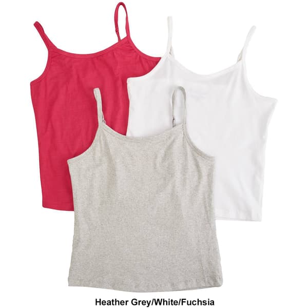 Girls (7-16) Pink Angel 3pk. Camisoles