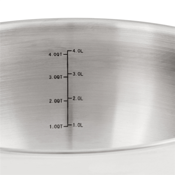 BergHOFF Belly Shape 6pc. Stainless Steel Cookware Set with Lids