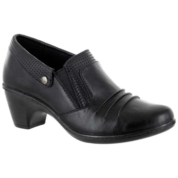 Womens Easy Street Bennett Perforated Ankle Boots - image 