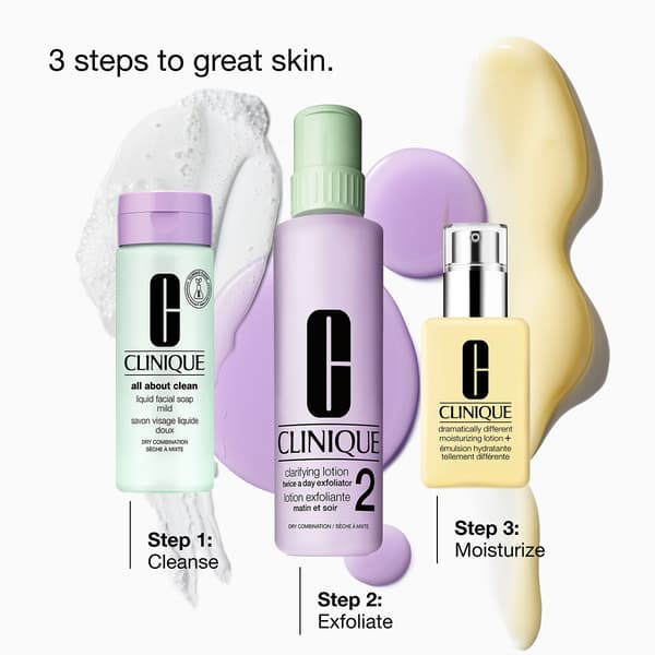 Clinique Healthy Skin Routine: Mini 3-Step Dry Skin Skincare Set