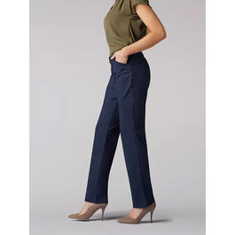 Womens Lee® Solid Wrinkle Free Relaxed Fit Pants - Imperial Blue