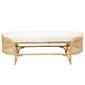 9th & Pike&#174; Natural Brown Rattan Bench - image 2