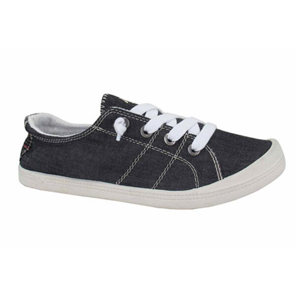 Womens Jellypop Dallas Black Denim Fashion Sneakers - image 
