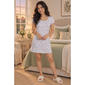 Womens Laura Ashley(R) Short Sleeve Mini Bouquets Nightshirt - image 1