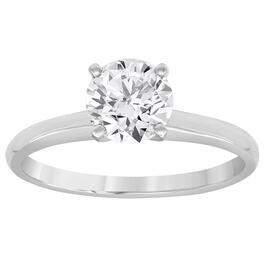 Diamond Classics&#40;tm&#41; White Gold Solitaire Diamond Engagement Ring