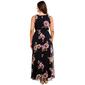 Womens NY Collection Sleeveless Print Chiffon Midi Dress - image 2