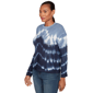Petite Skye&#8217;s the Limit Back To Town Crew Neck Tie Dye Sweater - image 3
